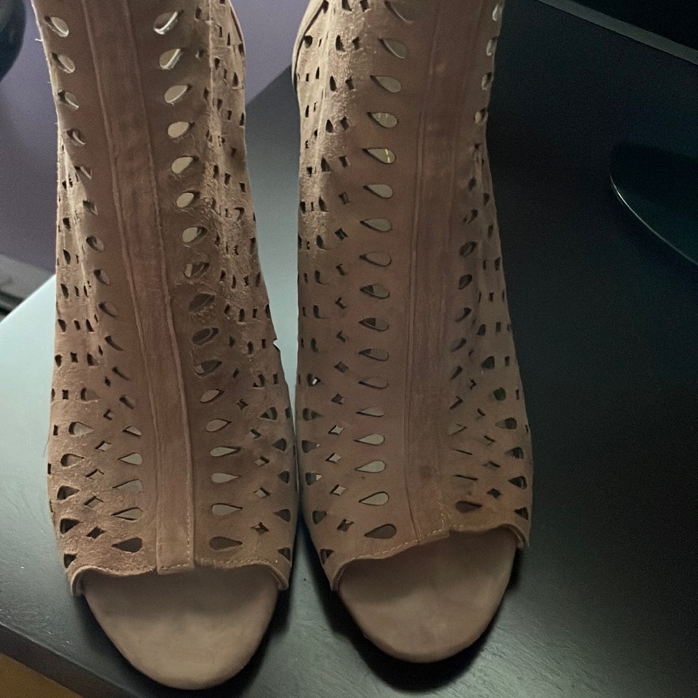 Nine West peep toe bootie